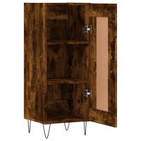 vidaXL Sideboard Räuchereiche 34,5x34x90 cm Holzwerkstoff