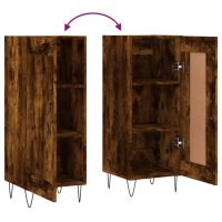 vidaXL Sideboard Räuchereiche 34,5x34x90 cm Holzwerkstoff