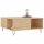 vidaXL Couchtisch Sonoma-Eiche 80x80x36,5 cm Holzwerkstoff