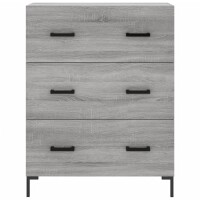 vidaXL Sideboard Grau Sonoma 69,5x34x90 cm Holzwerkstoff