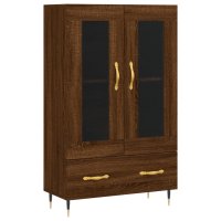 vidaXL Highboard Braun Eichen-Optik 69,5x31x115 cm...