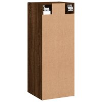 vidaXL Wandschrank Braun Eichen-Optik 34,5x34x90 cm