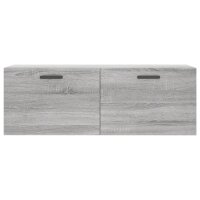 vidaXL Wandschrank Grau Sonoma 100x36,5x35 cm Holzwerkstoff