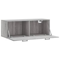 vidaXL Wandschrank Grau Sonoma 100x36,5x35 cm Holzwerkstoff