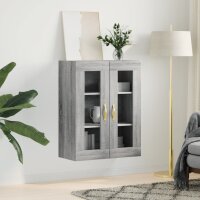 vidaXL Wandschrank Grau Sonoma 69,5x34x90 cm