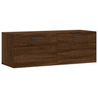 vidaXL Wandschrank Braun Eichen-Optik 100x36,5x35 cm...