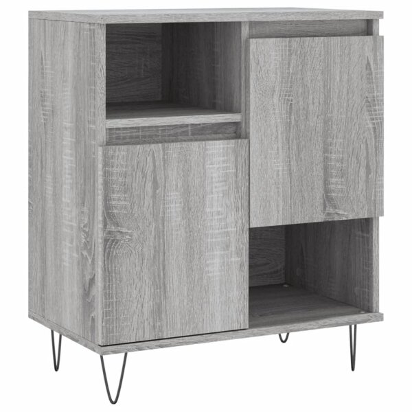 vidaXL Sideboard Grau Sonoma 60x35x70 cm Holzwerkstoff