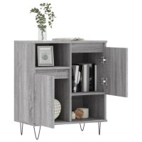 vidaXL Sideboard Grau Sonoma 60x35x70 cm Holzwerkstoff