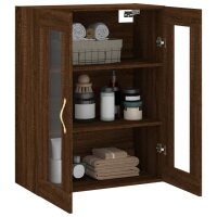 vidaXL Wandschrank Braun Eichen-Optik 69,5x34x90 cm