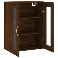 vidaXL Wandschrank Braun Eichen-Optik 69,5x34x90 cm