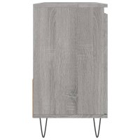 vidaXL Badschrank Grau Sonoma 65x33x60 cm Holzwerkstoff