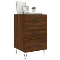 vidaXL Nachttisch Braun Eichen-Optik 40x40x66 cm Holzwerkstoff