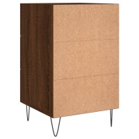 vidaXL Nachttisch Braun Eichen-Optik 40x40x66 cm Holzwerkstoff