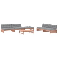 vidaXL 6-tlg. Garten-Lounge-Set mit Kissen Massivholz Douglasie