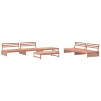 vidaXL 6-tlg. Garten-Lounge-Set mit Kissen Massivholz Douglasie