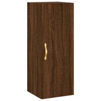 vidaXL Wandschrank Braun Eichen-Optik 34,5x34x90 cm