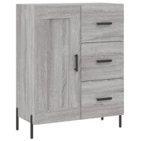 vidaXL Sideboard Grau Sonoma 69,5x34x90 cm Holzwerkstoff