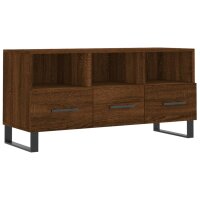 vidaXL TV-Schrank Braun Eichen-Optik 102x36x50 cm Holzwerkstoff