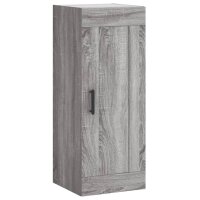 vidaXL Wandschrank Grau Sonoma 34,5x34x90 cm Holzwerkstoff