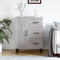 vidaXL Sideboard Grau Sonoma 69,5x34x90 cm Holzwerkstoff