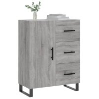 vidaXL Sideboard Grau Sonoma 69,5x34x90 cm Holzwerkstoff