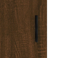 vidaXL Wandschrank Braun Eichen-Optik 69,5x34x90 cm