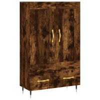 vidaXL Highboard Räuchereiche 69,5x31x115 cm Holzwerkstoff