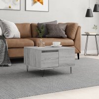 vidaXL Couchtisch Grau Sonoma 55x55x36,5 cm Holzwerkstoff