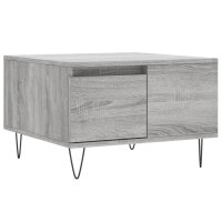 vidaXL Couchtisch Grau Sonoma 55x55x36,5 cm Holzwerkstoff