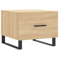 vidaXL Couchtisch Sonoma-Eiche 50x50x40 cm Holzwerkstoff