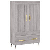 vidaXL Highboard Grau Sonoma 69,5x31x115 cm Holzwerkstoff