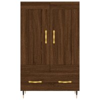 vidaXL Highboard Braun Eichen-Optik 69,5x31x115 cm Holzwerkstoff