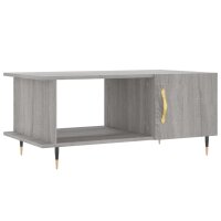 vidaXL Couchtisch Grau Sonoma 90x50x40 cm Holzwerkstoff