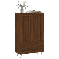 vidaXL Highboard Braun Eichen-Optik 69,5x31x115 cm Holzwerkstoff