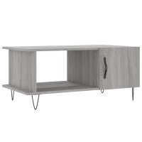 vidaXL Couchtisch Grau Sonoma 90x50x40 cm Holzwerkstoff