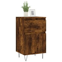 vidaXL Sideboards 2 Stk. R&auml;uchereiche 40x35x70 cm Holzwerkstoff