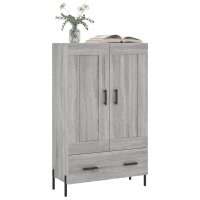 vidaXL Highboard Grau Sonoma 69,5x31x115 cm Holzwerkstoff