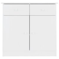 vidaXL Sideboard ALTA Wei&szlig; 77x35x73 cm Massivholz Kiefer