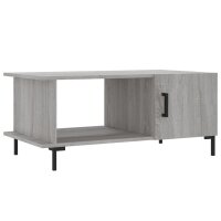 vidaXL Couchtisch Grau Sonoma 90x50x40 cm Holzwerkstoff