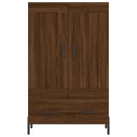 vidaXL Highboard Braun Eichen-Optik 69,5x31x115 cm Holzwerkstoff