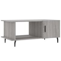 vidaXL Couchtisch Grau Sonoma 90x50x40 cm Holzwerkstoff