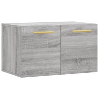 vidaXL Wandschrank Grau Sonoma 60x36,5x35 cm Holzwerkstoff