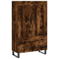 vidaXL Highboard Räuchereiche 69,5x31x115 cm...