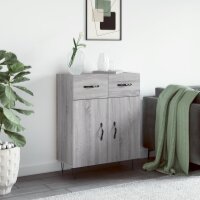 vidaXL Sideboard Grau Sonoma 69,5x34x90 cm Holzwerkstoff