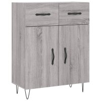 vidaXL Sideboard Grau Sonoma 69,5x34x90 cm Holzwerkstoff