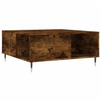 vidaXL Couchtisch R&auml;uchereiche 80x80x36,5 cm Holzwerkstoff