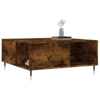 vidaXL Couchtisch R&auml;uchereiche 80x80x36,5 cm Holzwerkstoff