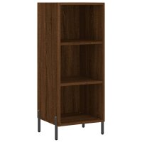 vidaXL Sideboard Braun Eichen-Optik 34,5x32,5x90 cm...