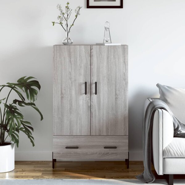 vidaXL Highboard Grau Sonoma 69,5x31x115 cm Holzwerkstoff