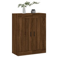 vidaXL Wandschrank Braun Eichen-Optik 69,5x34x90 cm Holzwerkstoff